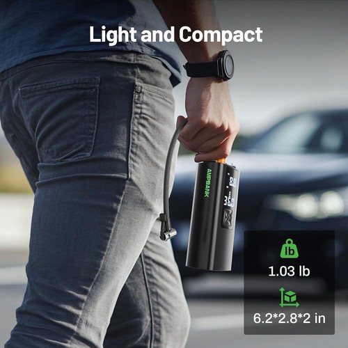 AT003 Tire Inflator Portable Air Compressor, Auto Air Pump for Car Tires, Tire - Picture 7 of 7