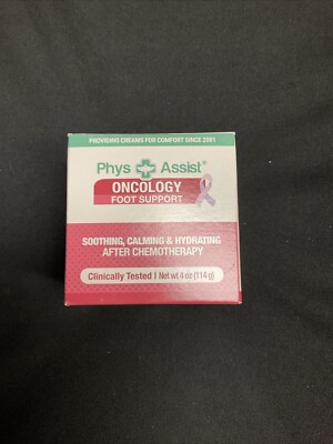 Phys Assist Oncology Foot Support Cream for After Chemotherapy 4 oz