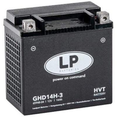 GHD14H-3 (YHD14HL-BS) 12v 14ah 220A Motorradbatterie Landport GEL HVT 