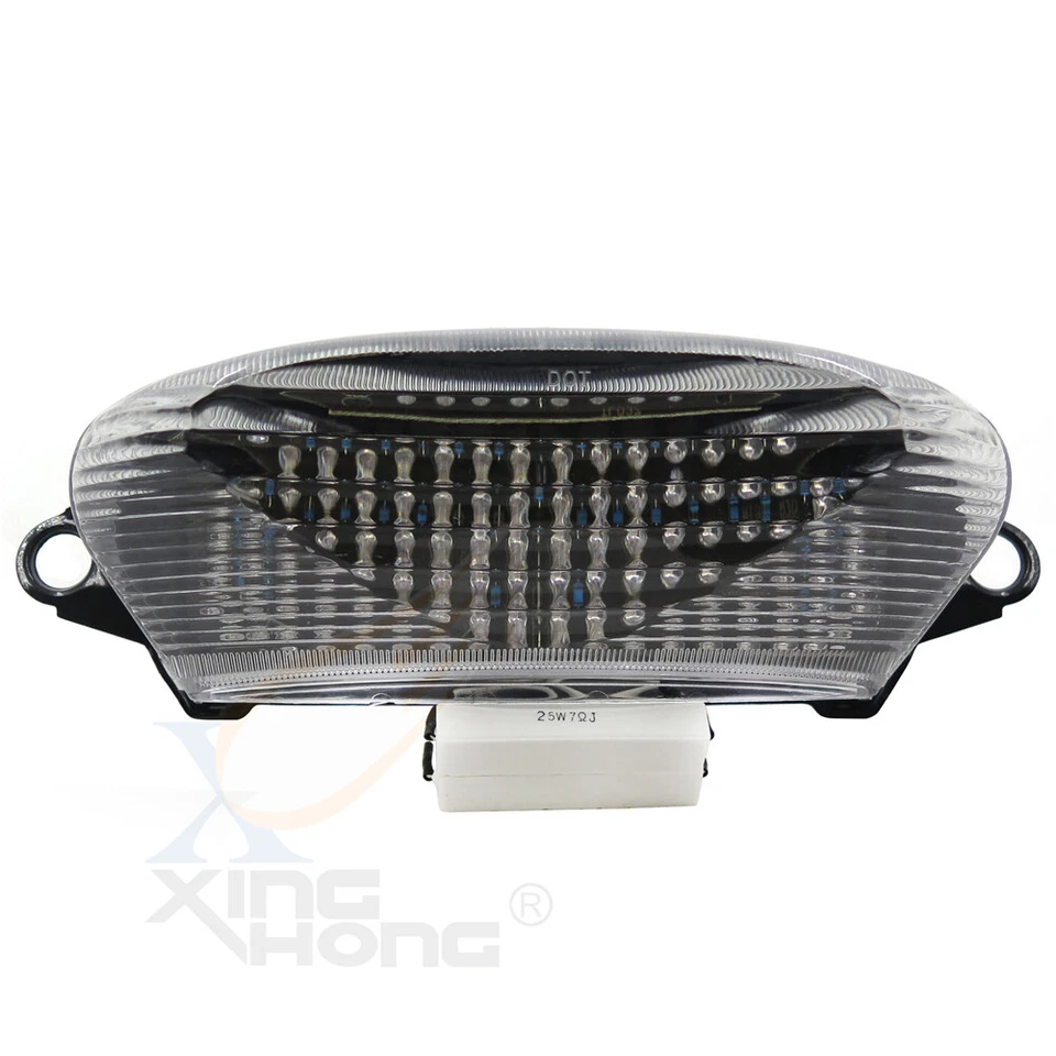 Luz de freno de luz trasera transparente para Honda Super Hawk 1998-2005 / VTR1000 / VTR1000F Foto 2 de 4