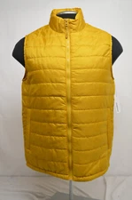 NEW SONOMA Men's Puffer Vest size 2XL SPUN GOLD NWT