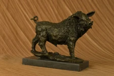 Statue Sculpture Boar Wildlife Art Deco Style Art Nouveau Style Solid bronze Art