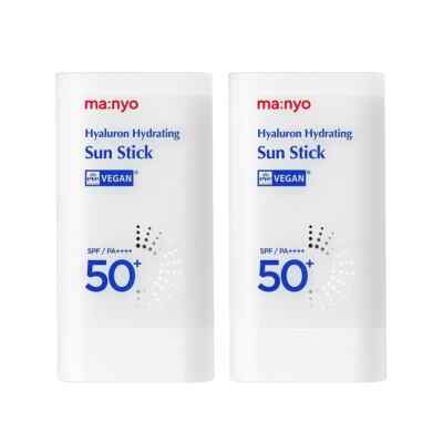 Manyo Hyaluron Hydrating Vegan Sun Stick SPF50+ PA++++ 18g x 2 - Feuchtigkeit...