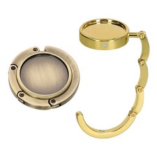 2x Gancio Appendi Borsa Tavolo Pieghevole Appendiborsa Antiscivolo