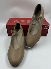 Capezio 2 Student Footlight 650 Women Dance Shoe Tan/Khaki Mary Jane 9.5W