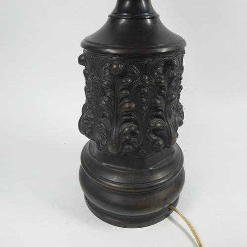 Antique Cast Metal Table Lamp Bronze Art Nouveau Warren Kessler - Picture 6 of 15