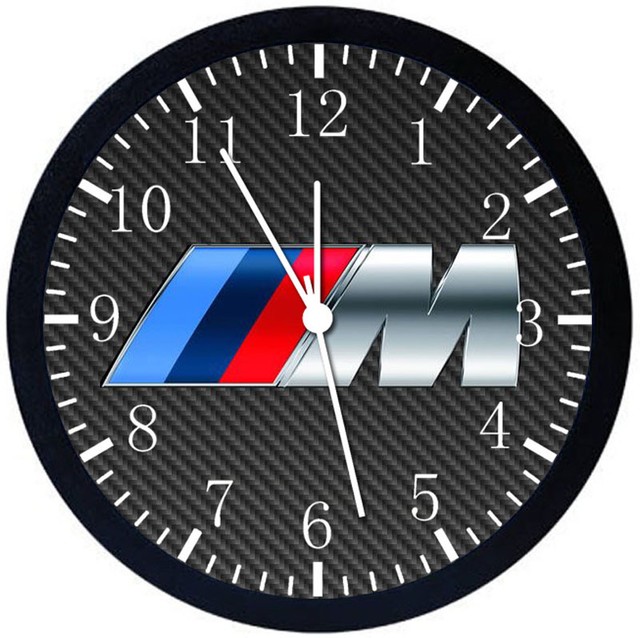 BMW M Black Frame Wall Clock E204 for sale online eBay