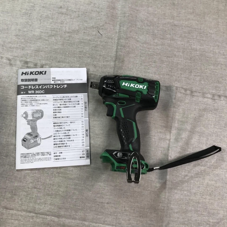 HIKOKI HITACHI WR36DC(NN) 36V 12.7毫米300Nm无刷冲击扳手仅机身全新 — 第 2/4 张图片