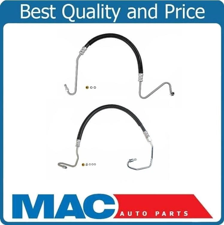 Fits For 99-02 Express Van Hydro To Gear & Pump To Hydro Power Steering Hoses - Image 2 of 4