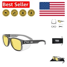 Y50 Series Performance Anti-Fog Polycarbonate Safety Glasses with Side Shield...