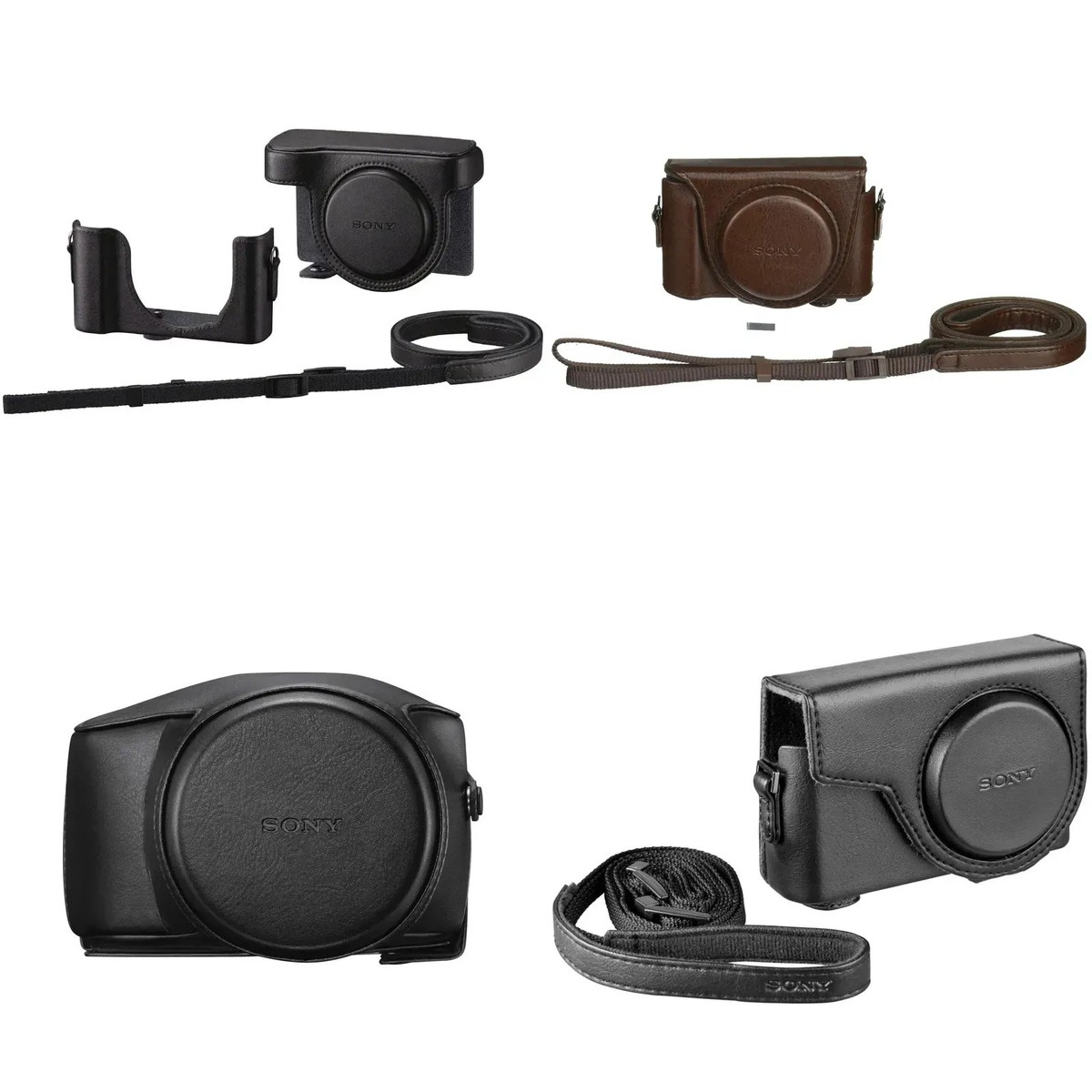 SONY Cyber−Shot DSC-WX350 LCJ-WD(純正ケース)付 Sony LCJ-WD-W White Camera Case with Shoulder Strap for DSC-WX300