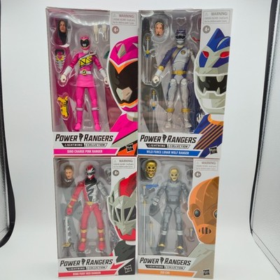HASBRO Power Rangers Lightning Collection 4 Figure Bundle Dino Charge Lunar NEW