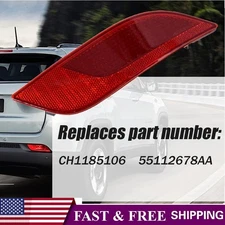Rear Passenger Side Bumper Reflector Light For JEEP COMPASS 2017-2023 55112678AA