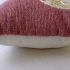 Beaded Bunny Rabbit Floral Square Throw Pillow 11 in — photo 5