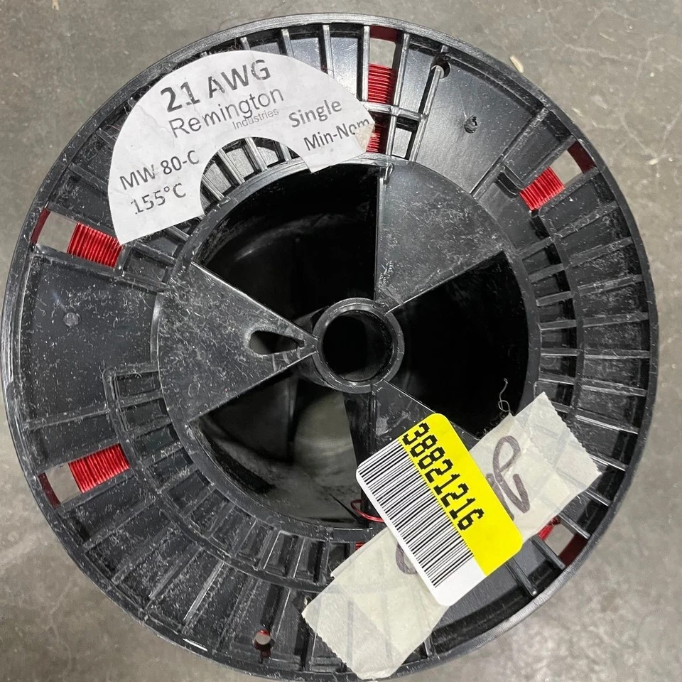 Remington Industries 21 AWG Magnet Wire Red Enamel Winding MW 80-C 155°C - Image 3 of 3