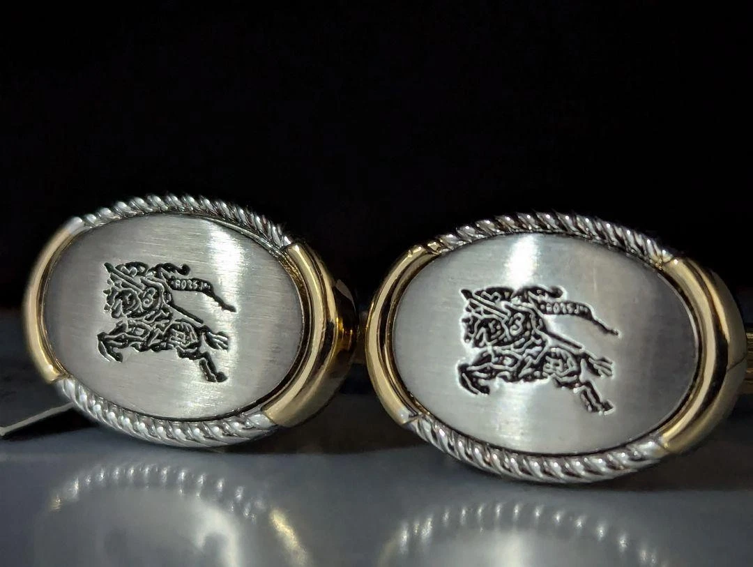 Burberry Silver Cufflinks for Men for sale | eBay