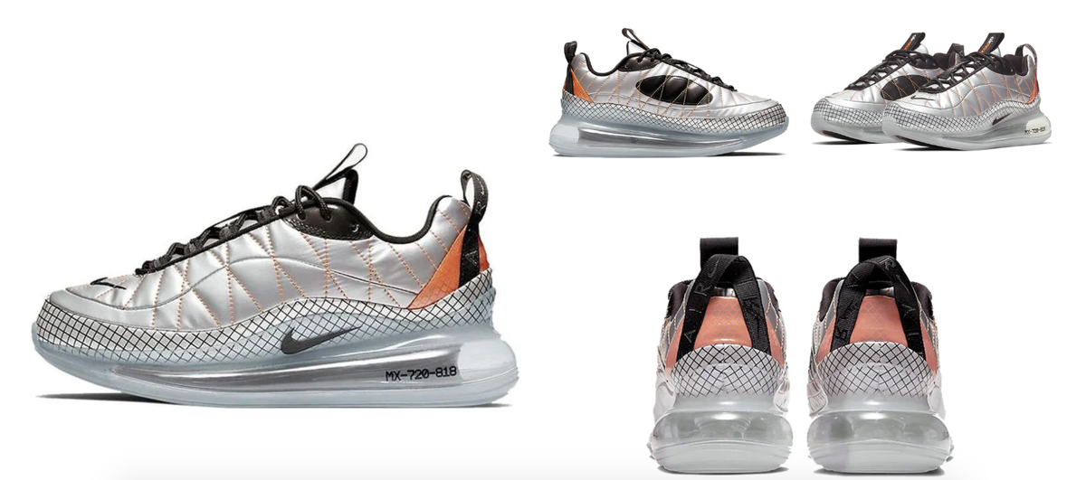 28.5cmワイド ナイキ FI バミューダ ライトグレー ブラック NEW Men's Nike AIR MX 720-818 Shoes BQ5972 001 Sneakers 849559
