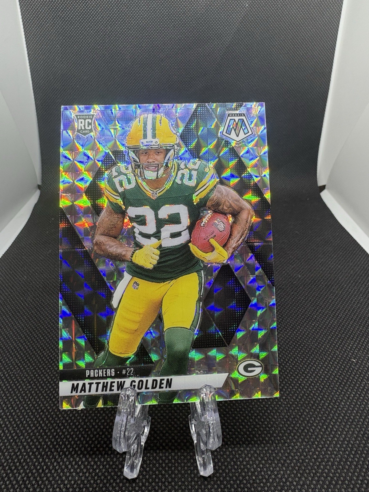 2025 Panini Mosaic - Matthew Golden #323 Silver Mosaic (RC)