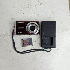 Olympus FE-5020 12MP Digital Camera W Battery / Charger Tested Red Bundle