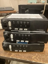 Lot of 3 Motorola M1225 4 Channel VHF Transceiver