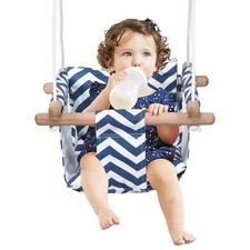 Baby Cotton Swing Seat Portable Secure Rope Toddler Chair Indoor Outdoor