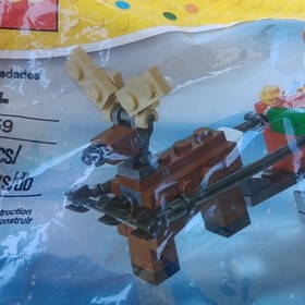 LEGO Seasonal: Santa's Sleigh (40059) 77 Pcs Mrs. Claus Brand New Sealed 