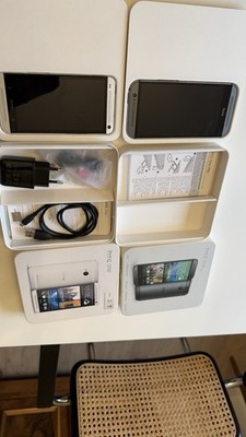 HTC One Konvolut (2x)   1x Fullset, 1x ohne Zubehör, Defekt