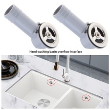 High Quality Overflow Heads Wash Basin Parts Washbasin Overflow Connection New