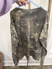 Mossy Oak Camo Classics Boys Camo Long Sleeve Size Large 12/14