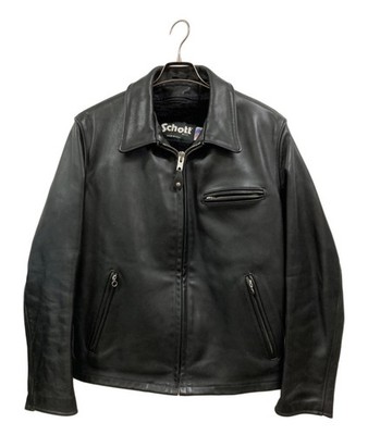 Vintage Schott 643 EVS Black Riders 100% Leather Jacket Steerhide