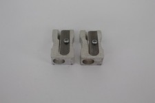 2x Anspitzer Metall Bleistift Metallspitzer Einfach Büro & Schulbedarf