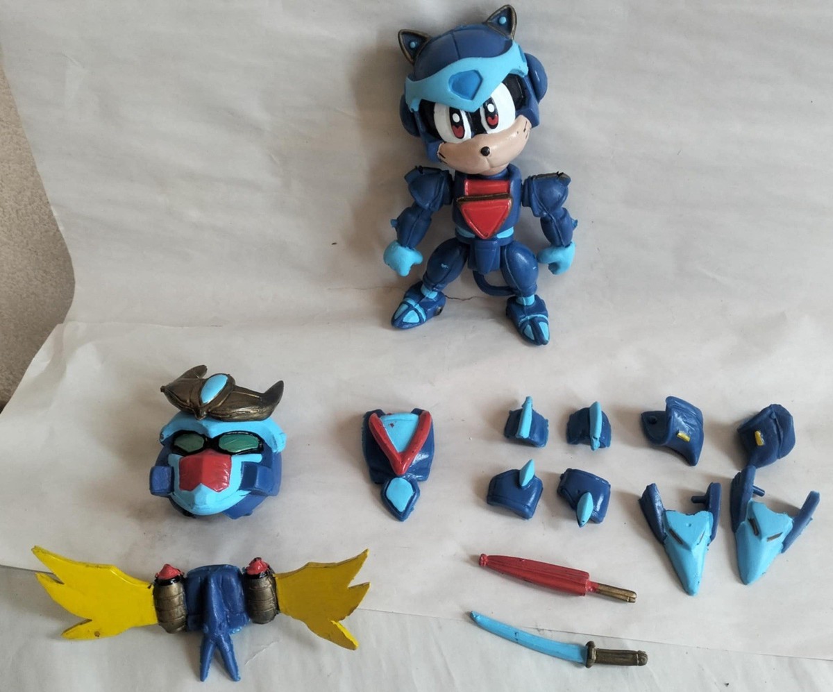 RARE Samurai Pizza Cat Gokin Figure 7” Mexican Bootleg Mexico Toy