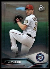 Max Scherzer 2021 Bowman Platinum #34 Washington Nationals FREE SHIPPING