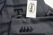Tagliatore Blue Pindot S110s Wool Sport Coat Jacket Sz 38R US Brand New