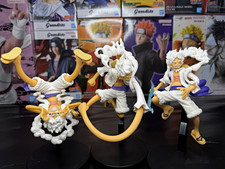 Set Monkey D. Luffy Gear 5 One Piece Anime Figure 3 Poses