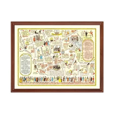 Old Map of Bath 1948 - Vintage United Kingdom Art Wall Decor