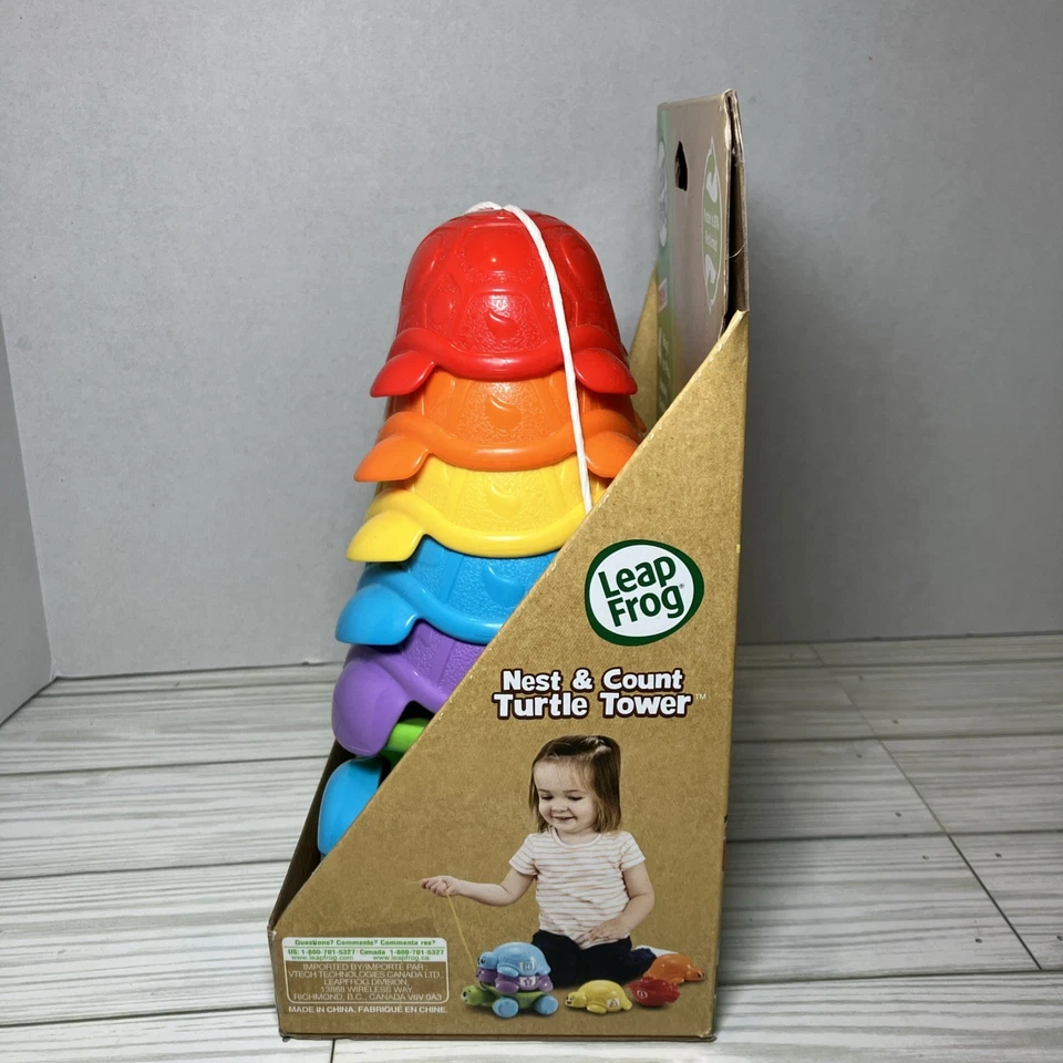 Leap Frog Nest & Count Turtle Tower 4 Ways To Play New In Box - Image 2 of 4