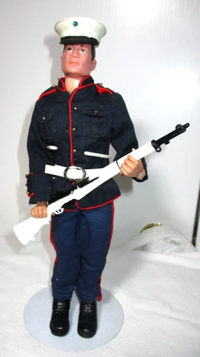 VINTAGE 1964 HASBRO GI JOE MARINE IN DRESS UNIFORM