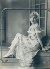 1930 Signe Holmer Manistee Mi Cherry Queen Beauty Pageant Historic Vintage Photo