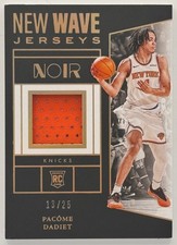 2024 Panini Noir Pacome Dadiet New Wave Jerseys Holo Gold /25 NWJ-PAC