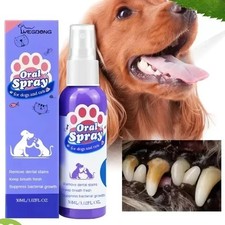 Pet Teeth Cleaning Spray Oral Care Remove Tooth Stains Keep Fresh Breath