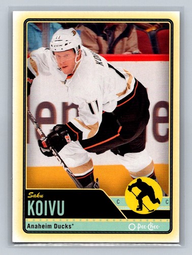 2012 O-Pee-Chee Saku Koivu #77 card