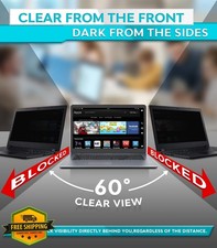 PYS 17" Laptop Privacy Screen Protector Removable Anti Glare