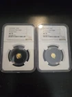 TWO (2) 1/500 Coins NGC MS70 Bald Eagle .9999 Fine GOLD Commemorative Priv Issue