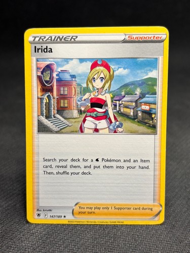 Irida 147/189 Holo Rare Astral Radiance Pokemon Lightly Played