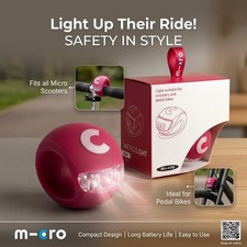 Micro Scooter Light With a Flexible Silicon Body ans a Prominent C