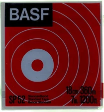 BASF SP52 7IN. 1200FT REEL TAPE NEW STILL FACTORY SEALED  MADE IN GERMANY