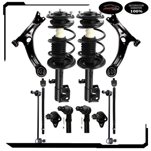 For 2009-2013 Toyota Corolla Front Complete Struts Control Arm & Suspension Kit