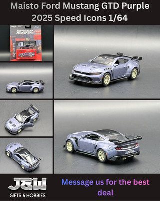 Maisto Ford Mustang GTD Purple 2025 Speed Icons 1/64