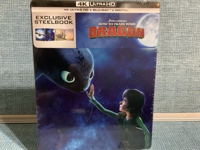 How to Train Your Dragon, 4K UHD, Blu Ray, Exclusive Steelbook, Digital Copy